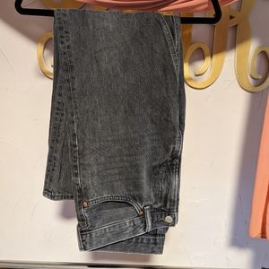 H&M faded black denim jeans 32*30 Relaxed fit